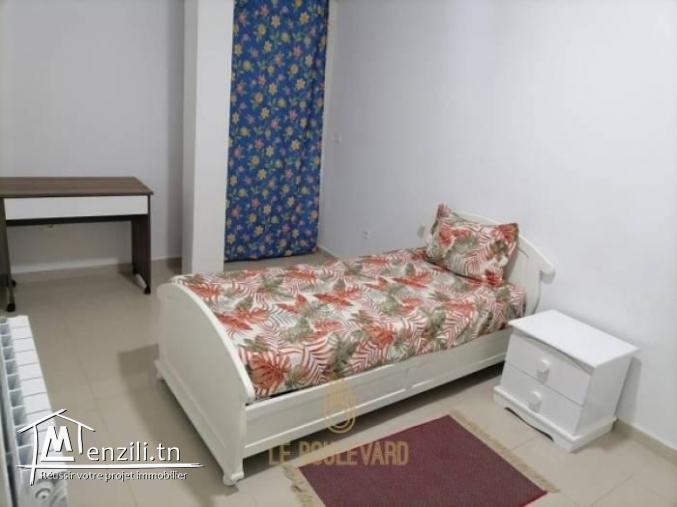 A louer Etage de villa S2 meublé à AFH Mrezga Nabeul