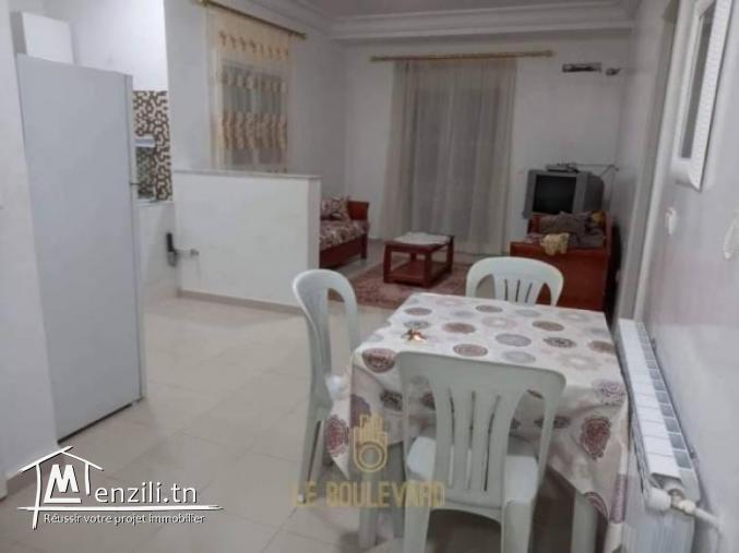A louer Etage de villa S2 meublé à AFH Mrezga Nabeul