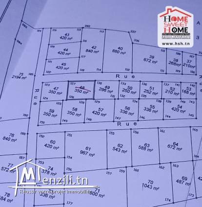 Terrain Villa Balkis à Vendre à Cité Ennasr Ariana