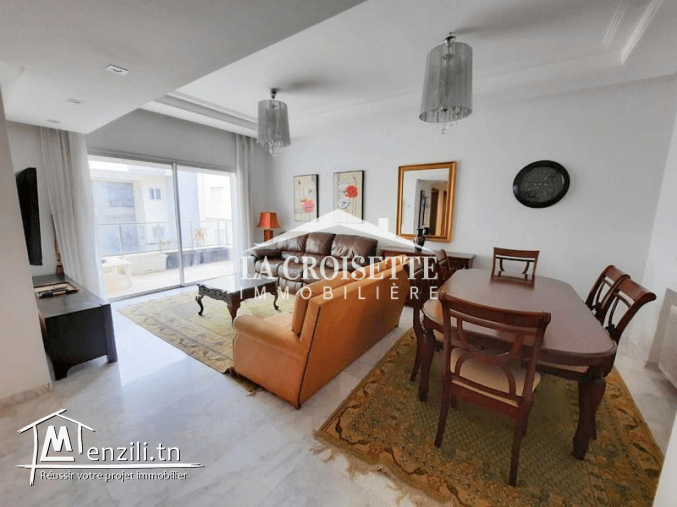 Appartement s+2 meublé aux jardins de carthage MAL0443