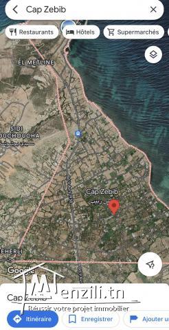 Beau terrain à Cap zbib
