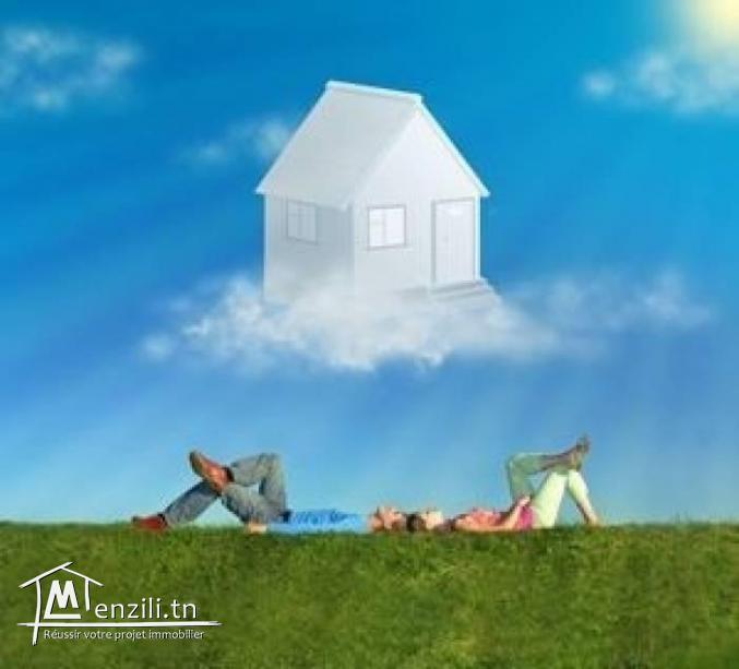 A vendre Terrain 650m² double façades à Mrezga Hammamet