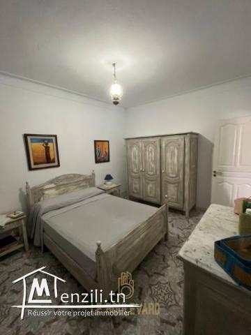 A louer Etage de villa S2 meublé à Jasmin Nabeul