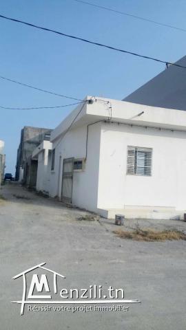 Maison inachevée à la plage de kelibia