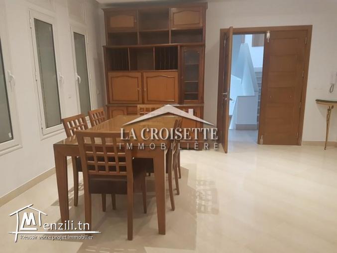 Appartement s+4 meublé à la marsa mal0461