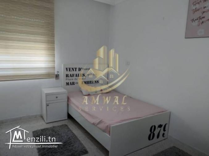 appartement meublé S3 à Soukra