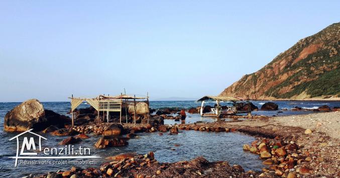 terrain vue sur mer à Melloula Tabarka