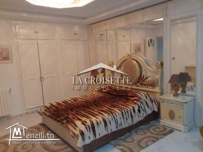 Etage de villa s+3 meublé à la marsa MEL0031
