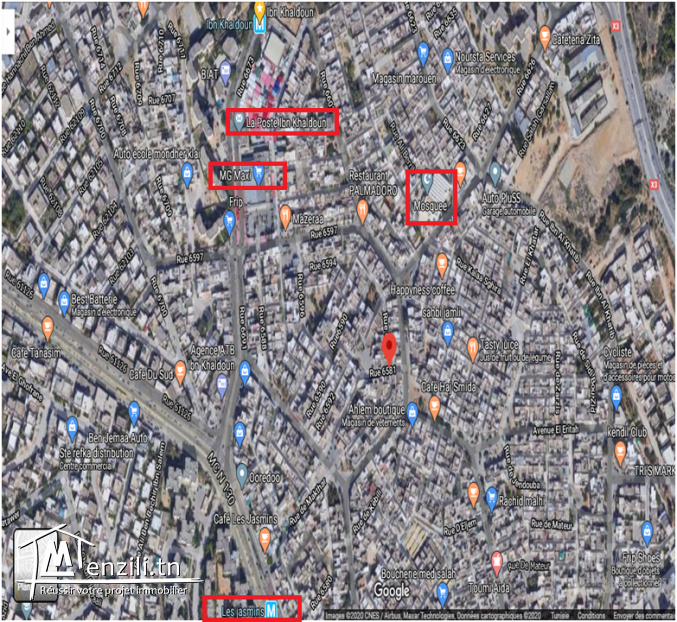 S+2 meublé à louer _ cité Ibn khaldoun