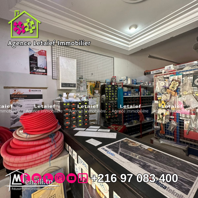 Local Commercial de 90 m2 à Vendre en Hammam-Sousse