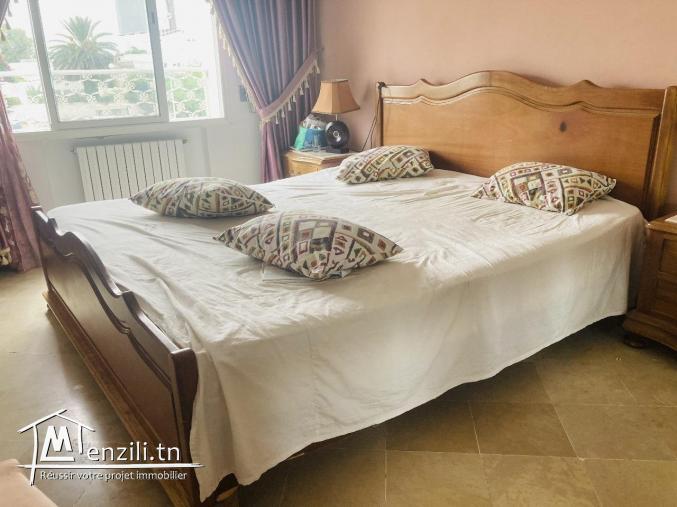 La marsa Haut de Villa Meublée S+3