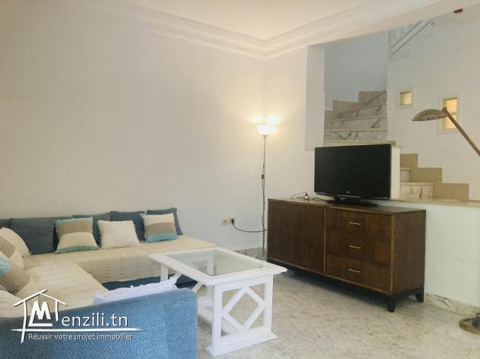 Location Maison S+3 meublée La Marsa