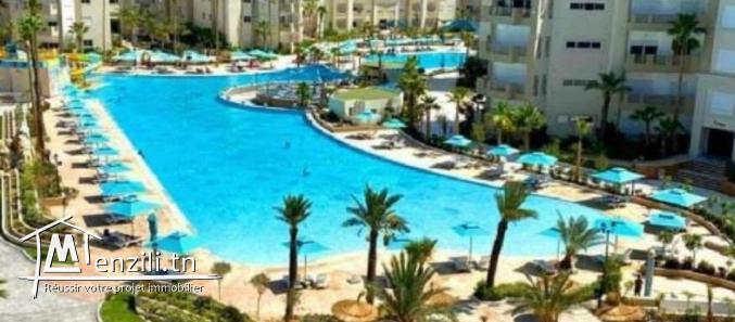 Un appartement palme lake  resort meublé  à vendre