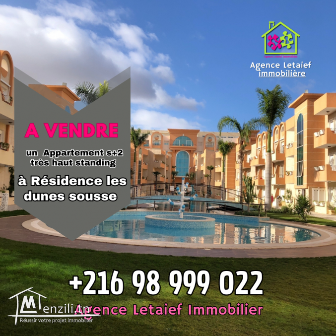 à Vendre Un appartement S2 haut standing Chott Meriem