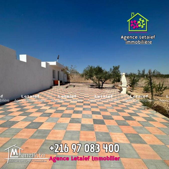 une ferme à Kala Kbira de 5560 m²