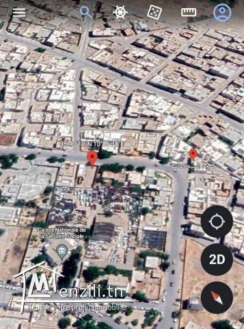 للبيع ارض قرب المستشفي العسكري بالقيروان