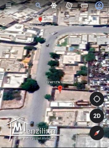 للبيع ارض قرب المستشفي العسكري بالقيروان