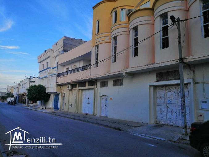 solimen rue de plage Nabeul   للييع عمارة المساحة الجملية المغطات