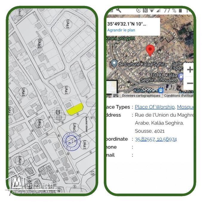 Terrain kalâa Seghira sousse