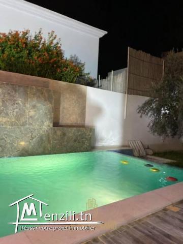 Villa duplex S4 avec piscine à Hammamet Nord