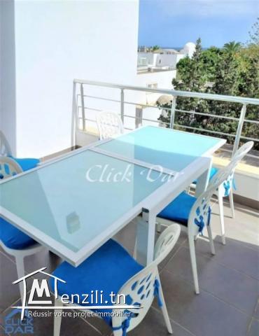 Appartement S2 pied dans l'eau et vue mer à Hammamet