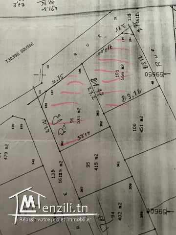 2 terrains à kalaa sghira