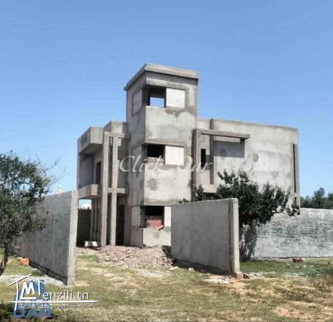 Villa inachevée à vendre à Hammamet