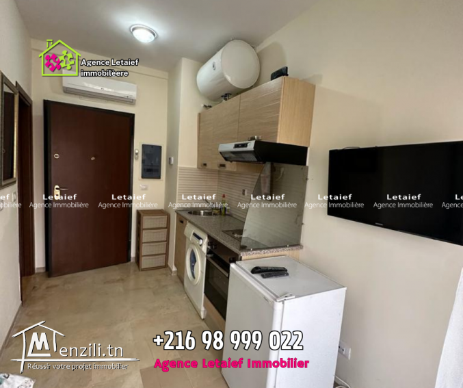 Location scolaire S+0 à là résidence Les Dunes à Chatt Meriem ????