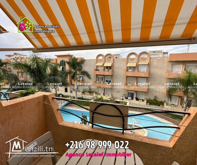 Location scolaire S+0 à là résidence Les Dunes à Chatt Meriem ????