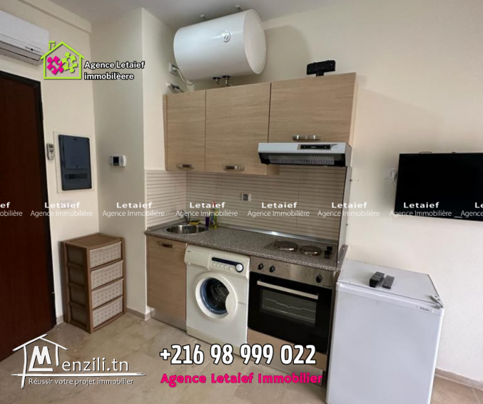 Location scolaire S+0 à là résidence Les Dunes à Chatt Meriem ????