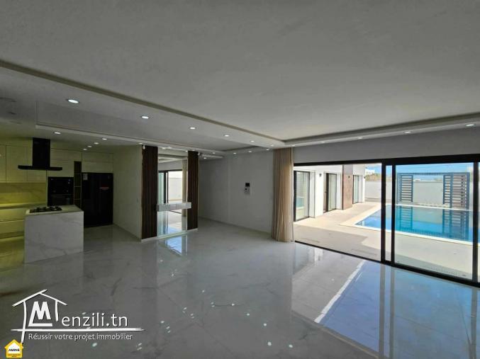Villa de luxe avec piscine et garage zone urbaine à Djerba Midoun