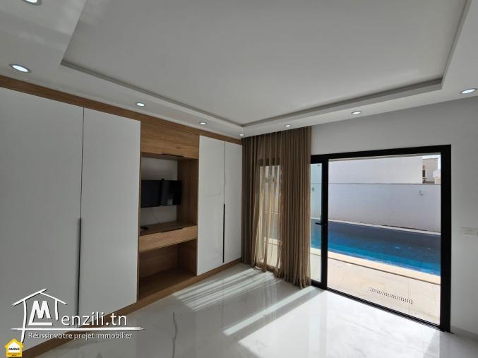 Villa de luxe avec piscine et garage zone urbaine à Djerba Midoun