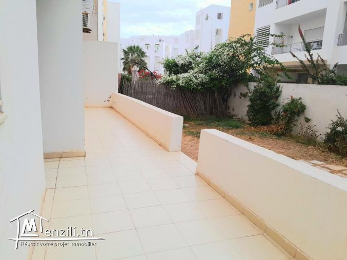 A louer un appartement s+2 avec jardin à la manouba