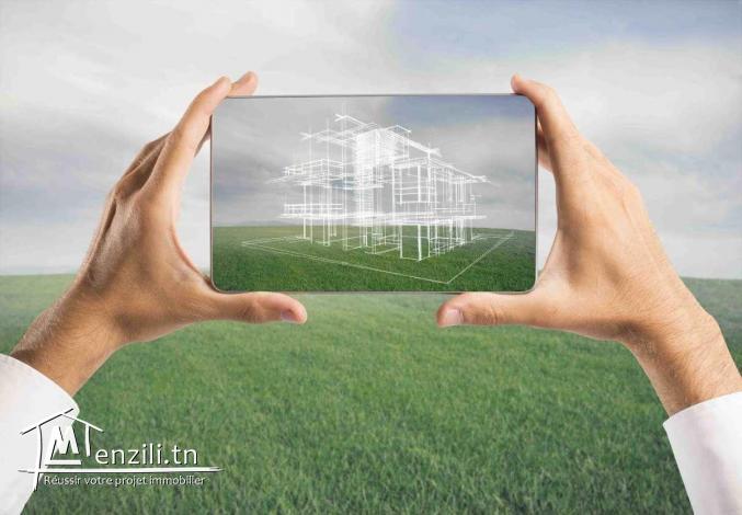 A Vendre Terrain de 2661 m2 à Mrezge, Hammamet Nord