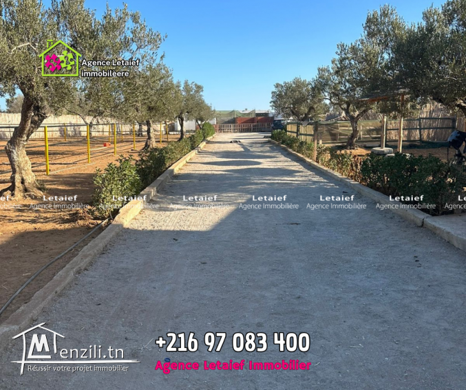 Petite Ferme à Vendre de 2158m² aHergla