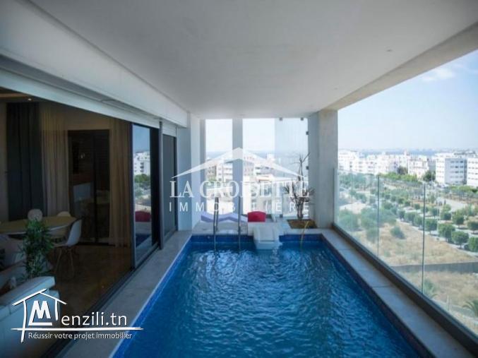 Penthouse S3 meublé au Lac2 MAL0376