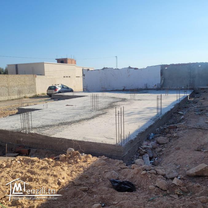 Vend terrain maison à finir