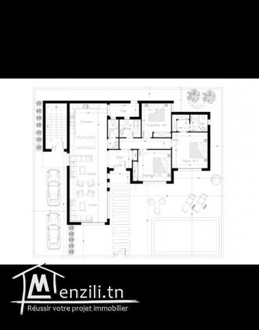 Vend terrain maison à finir