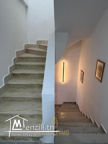 A Vendre Villa Duplex S+4 à Mrezge, Hammamet Nord