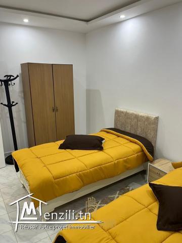 A Louer Etage De Villa S+2 à Lido, Nabeul