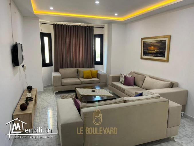 A Louer Etage De Villa S+2 à Lido, Nabeul