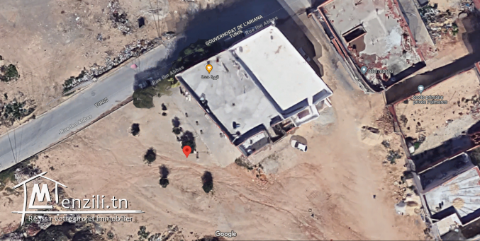 A vendre terrain (Tunis) 210m² Lotissemnt el Yassmine (Jardins d’el Menzah)