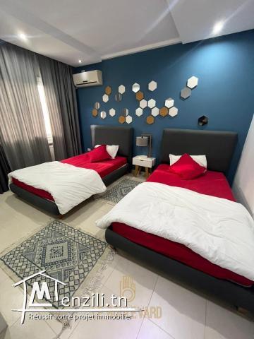 A Louer Etage De Villa S+3 à AFH Nabeul