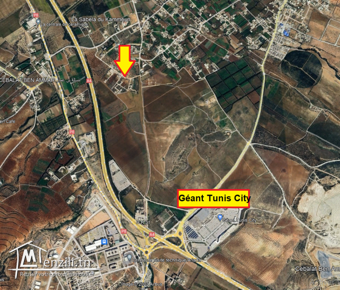 700 m2 a 10 minutes de Géant Tunis City