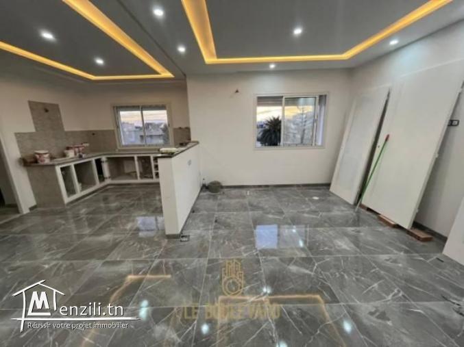 A louer Etage de villa S2 au 2éme étage à Sidi Mahersi Nabeul