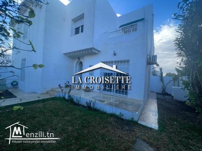 Villa S4 avec jardin à la Marsa MVL1484