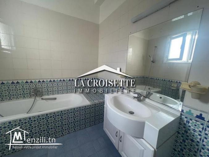 Villa S4 avec jardin à la Marsa MVL1484