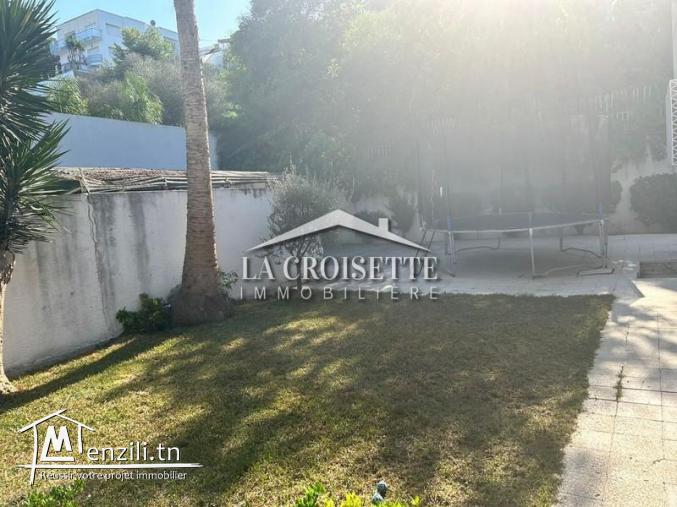 Villa S6 avec jardin à La Marsa MVL1453