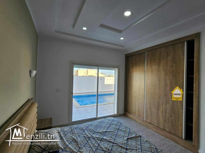 Grande belle villa avec piscine pour location annuelle à Midoun Djerba