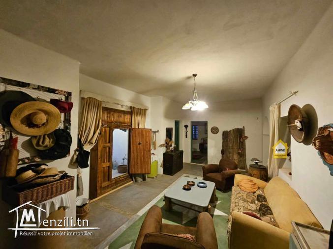 A Vendre Une Maison D'Hôte avec Grand Terrain vue mer à Sidi Mahrez Sidi Jmour  Djerba
